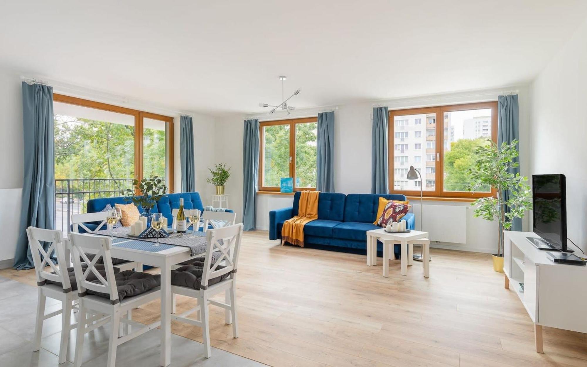Pulawska 221 - Colorful Apartment With Balcony By Noclegi Renters Warszawa Exteriör bild